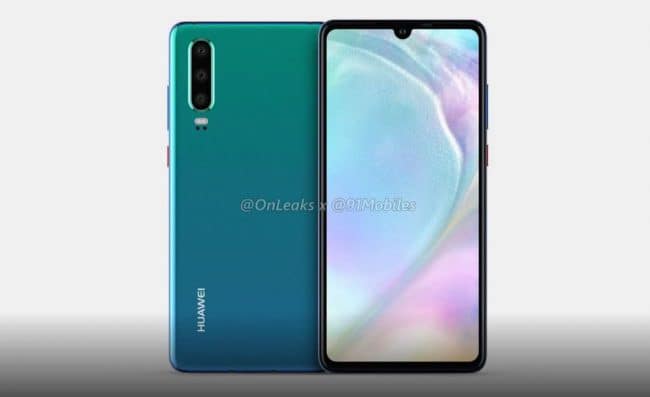 Huawei P30 Render