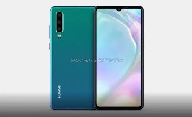 Huawei P30 Render