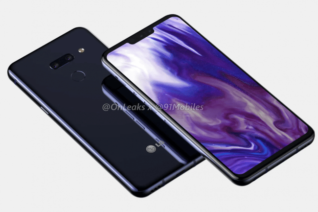lg g8 diseño