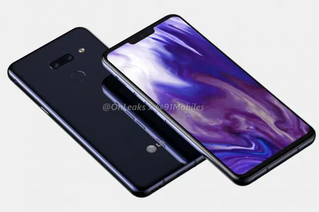 lg g8 diseño