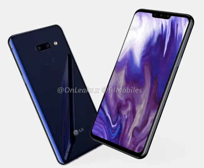 lg g8 diseño